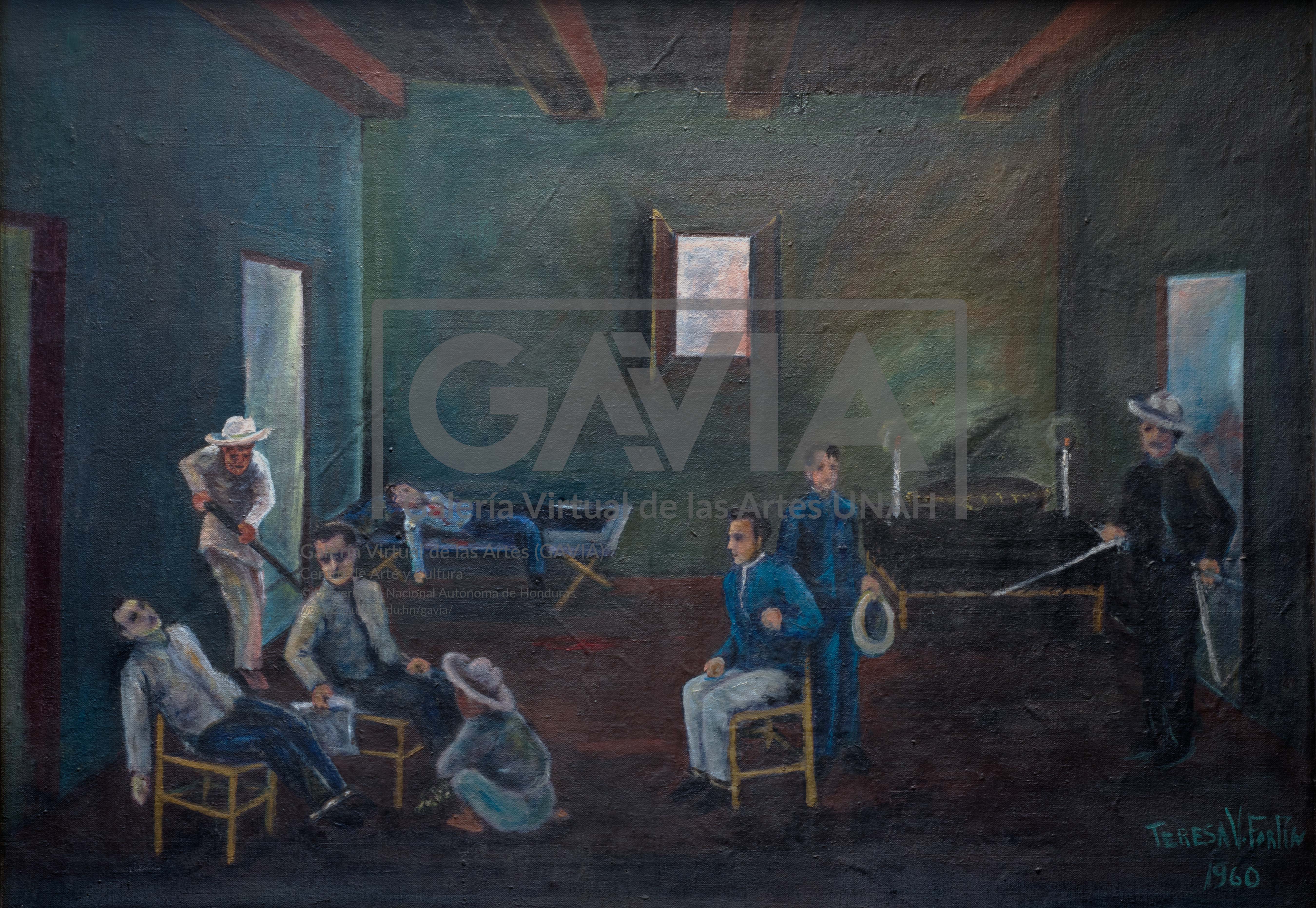 Engrilletamiento de Francisco Morazán en casa de Pedro Mayorga