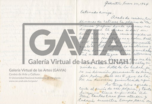 Carta del 22 de enero de 1964