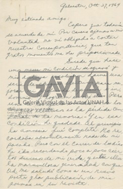 Carta del 27 de octubre de 1964