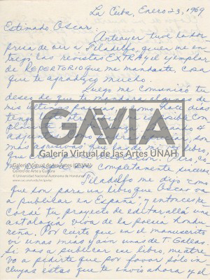 Carta del 23 de enero de 1969